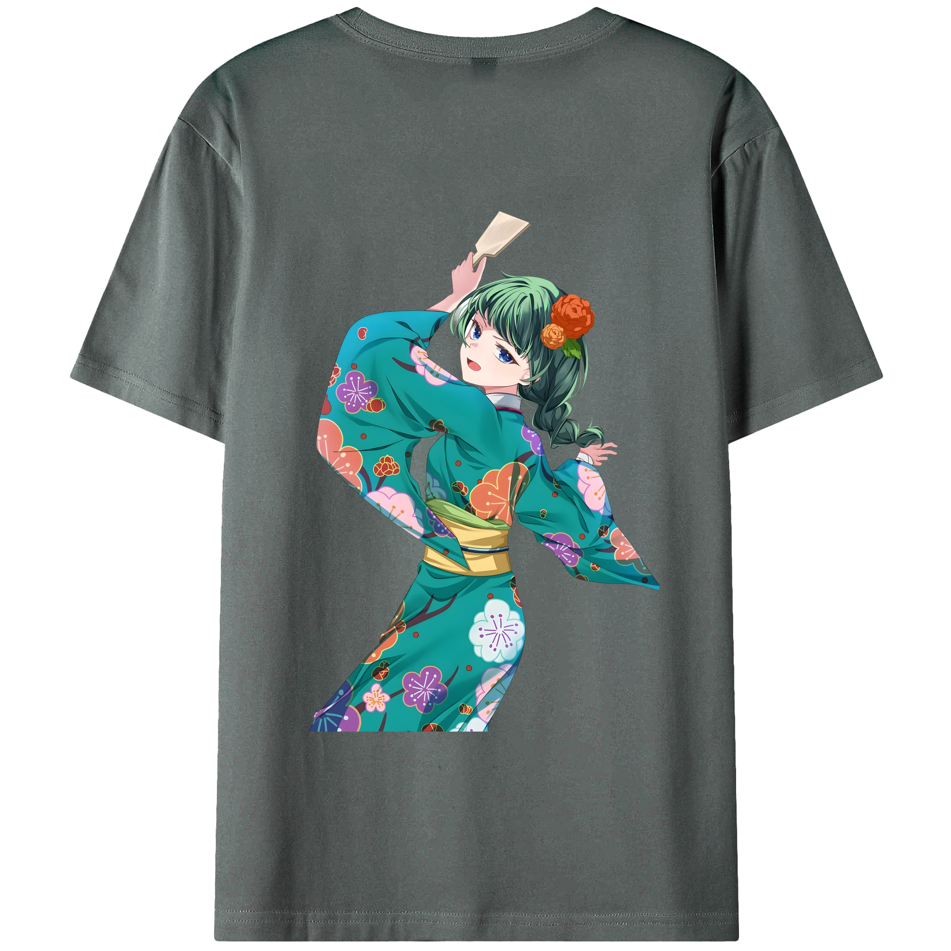 （画像用） 薬屋のひとりごと The Apothecary Diaries 綿100％ メンズ半袖Tシャツ（バックプリント） 通気性